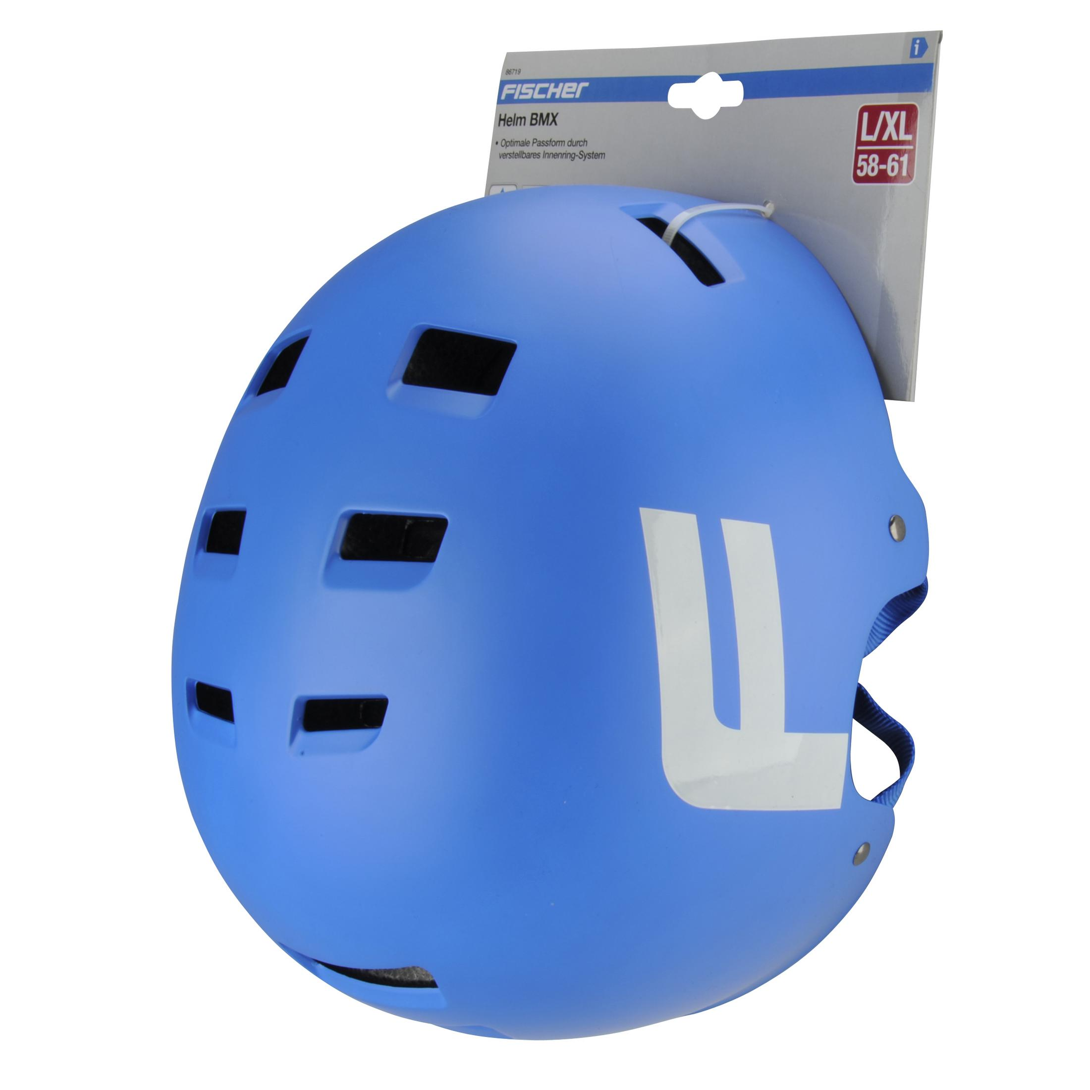 Blau) - 86718 FISCHER cm, WING, 58 cm 54 FAHRRADHELM BMX