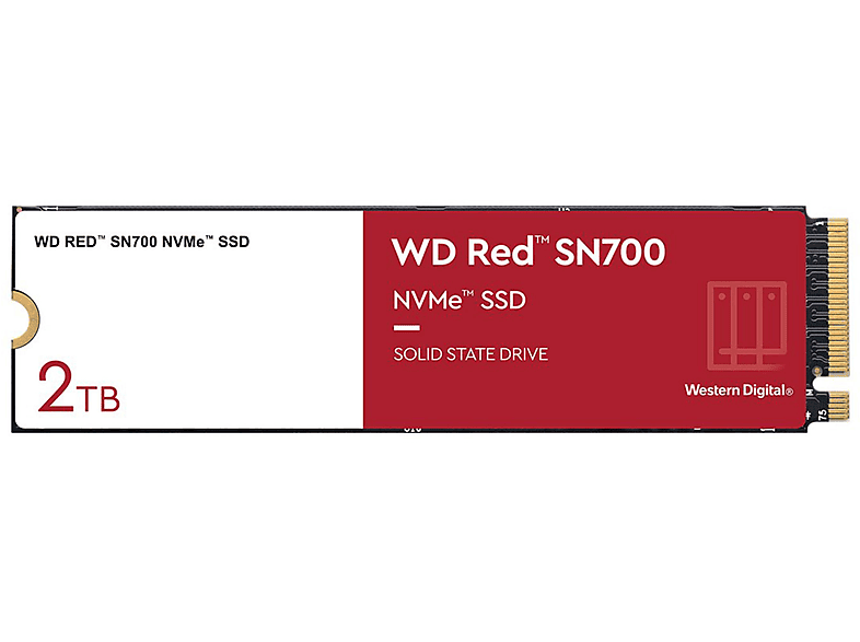 SSD, 2 SN700 TB, SSD 2TB, WDS200T1R0C WD NVME intern RED