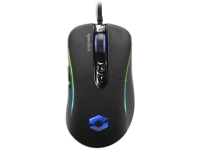 GAMING MOUSE SPEEDLINK SL-680013-BK BLACK Maus, Gaming Schwarz SICANOS RGB