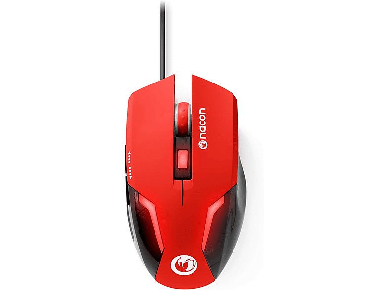 NACON NA358995 GM-105 RED PC GAMING MOUSE Gaming Maus, Rot | SATURN