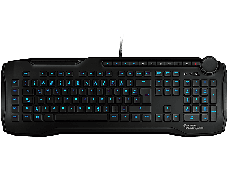 Rubberdome HORDE ROCCAT Gaming Tastatur, BLACK, ROC-12-300-BK