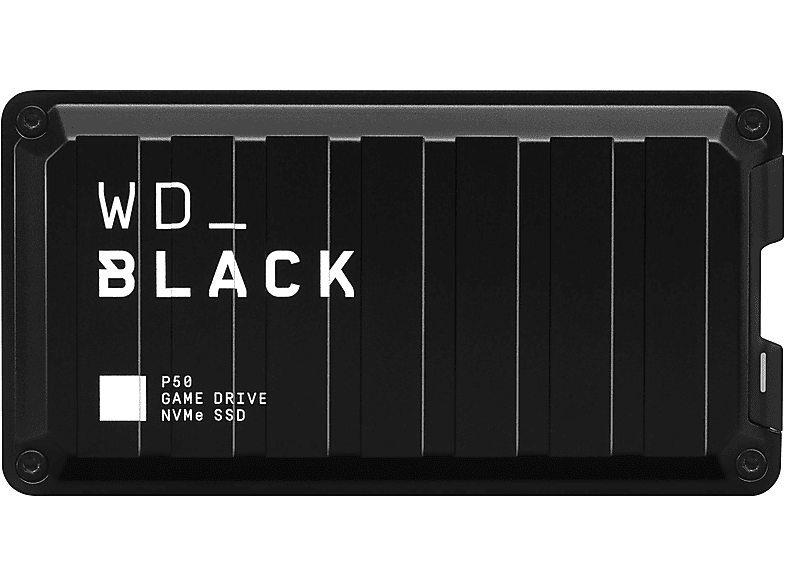 WESTERN DIGITAL WDBA3S0040BBK-WESN P50 BLACK 4TB, 4 TB SSD, extern, Schwarz
