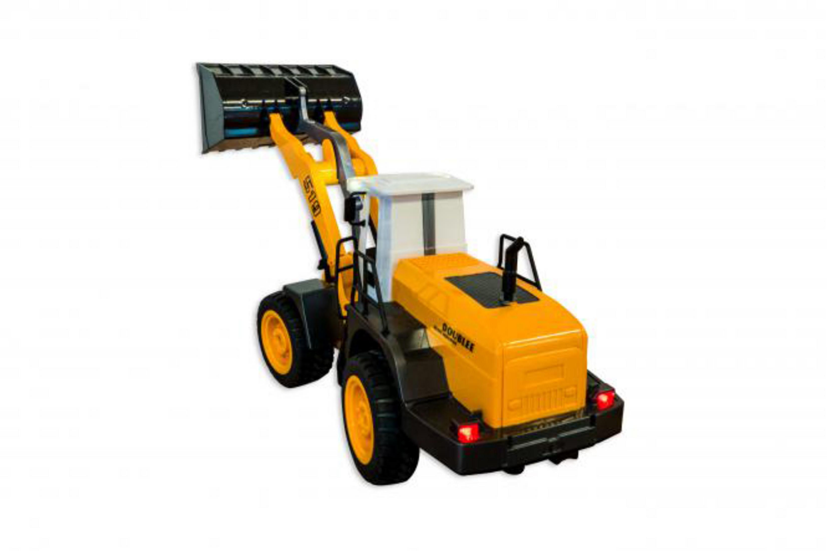 Baufahrzeug, Orange/Schwarz RADLADER 50320 SIVA Ferngesteuertes