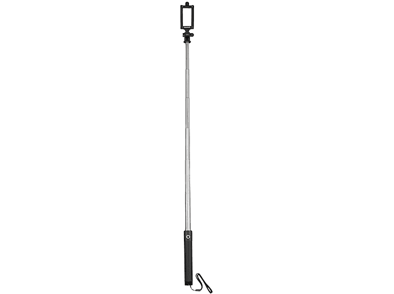 CULLMANN 50110 SILBER SELFIE-STICK MIT BLUETOOTH®-FUNKTION Selfie Stick, Schwarz/Silber, Höhe offen bis 76 cm