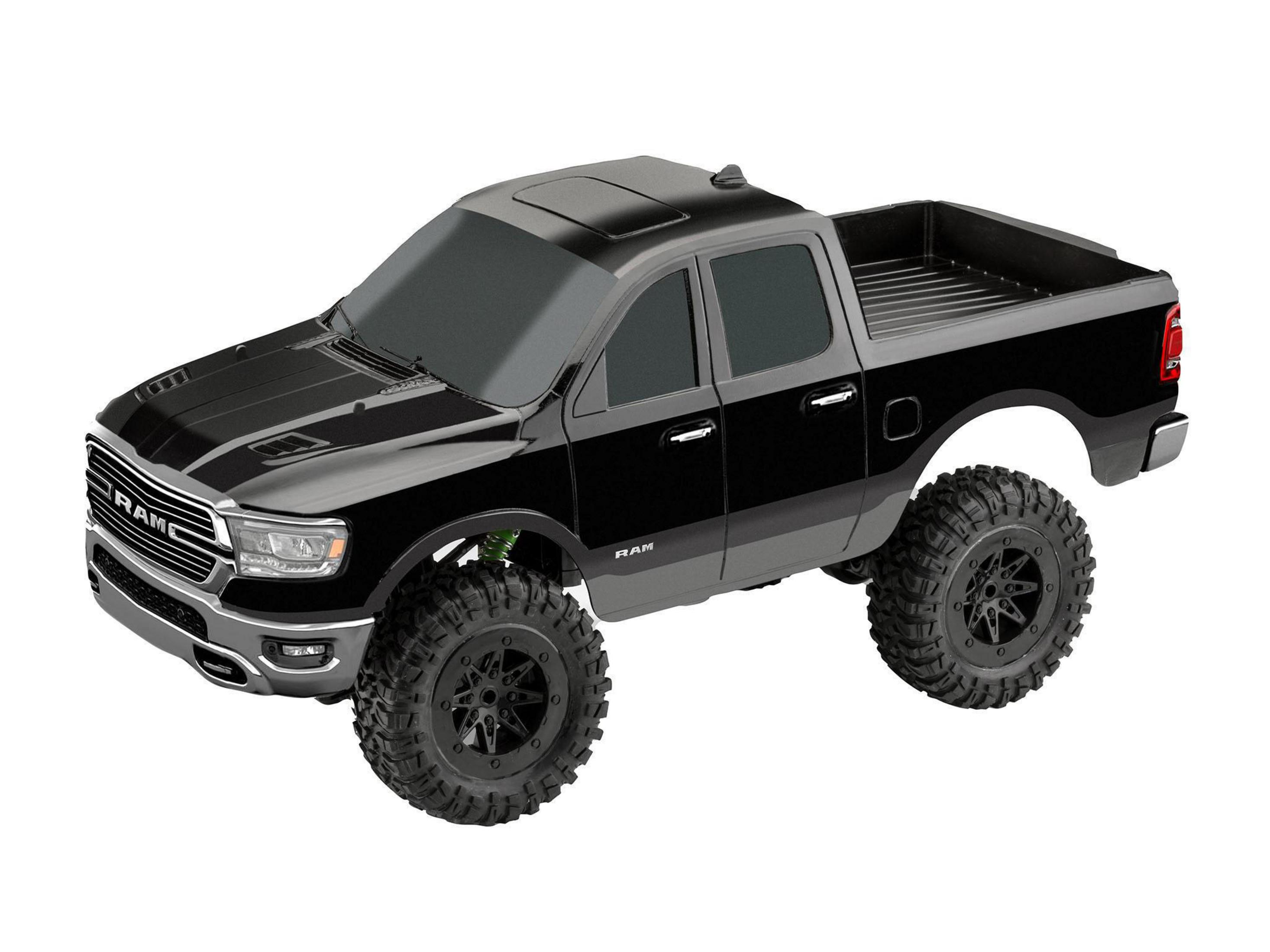 RC BLACK CAR 24445 BACK R/C IN REVELL RAM Schwarz LARAMIE Spielzeugfahrzeug, 1500