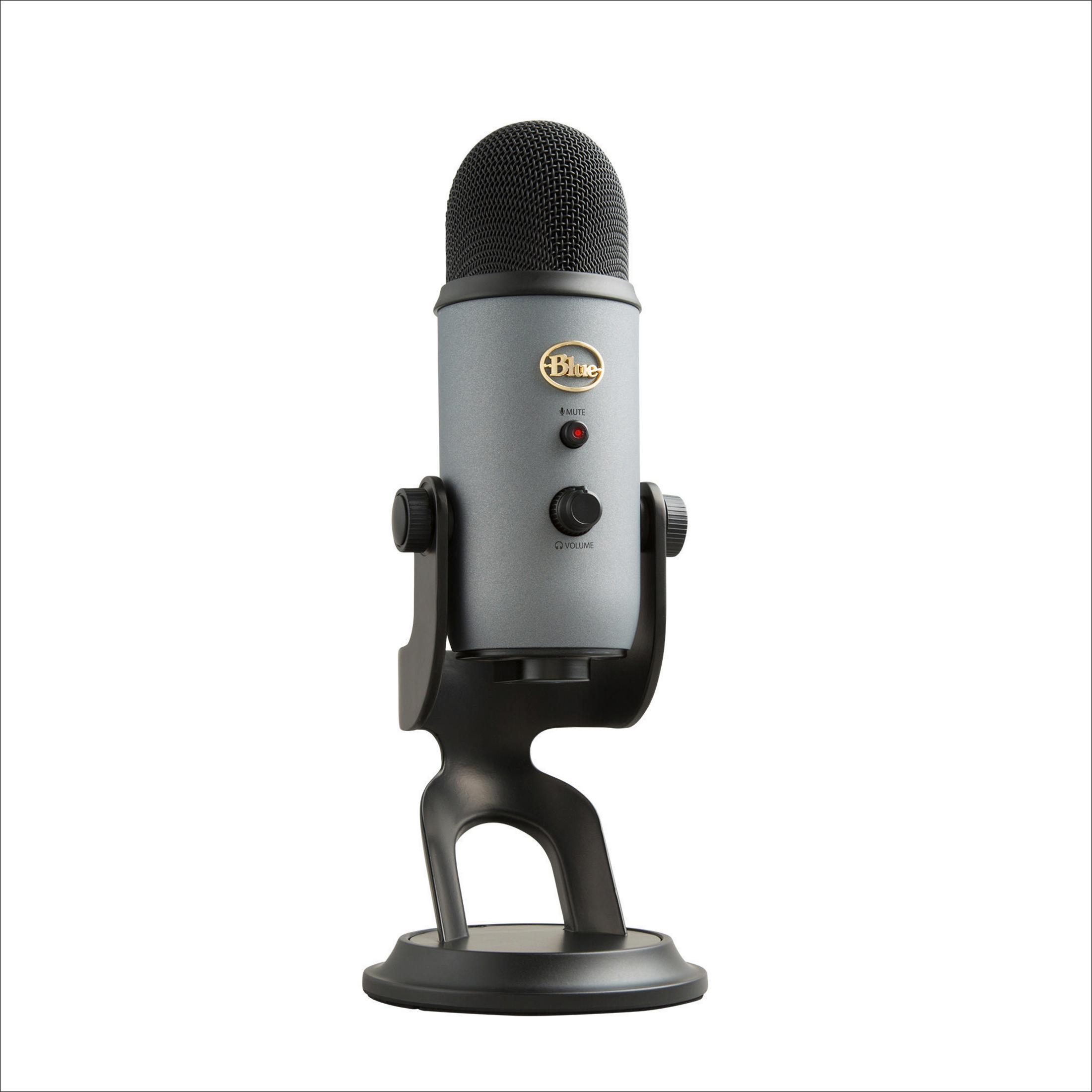 MICROPHONES BLUE MICROPHONE YETI Schwarz/Grau 988-000226 GREY USB Mikrofon, SLATE