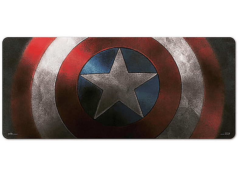 Hundehalsband Captain America – Mit Sicherheitsgurtschnalle, Verstellbar 28,9–43,2 Cm, Blau-weiß-rot