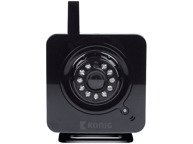 KONIG SAS-IPCAM100B IP-KAMERA F. INNENMONTAGE, SCHWARZ, Überwachungskamera | Smarte Innenkameras