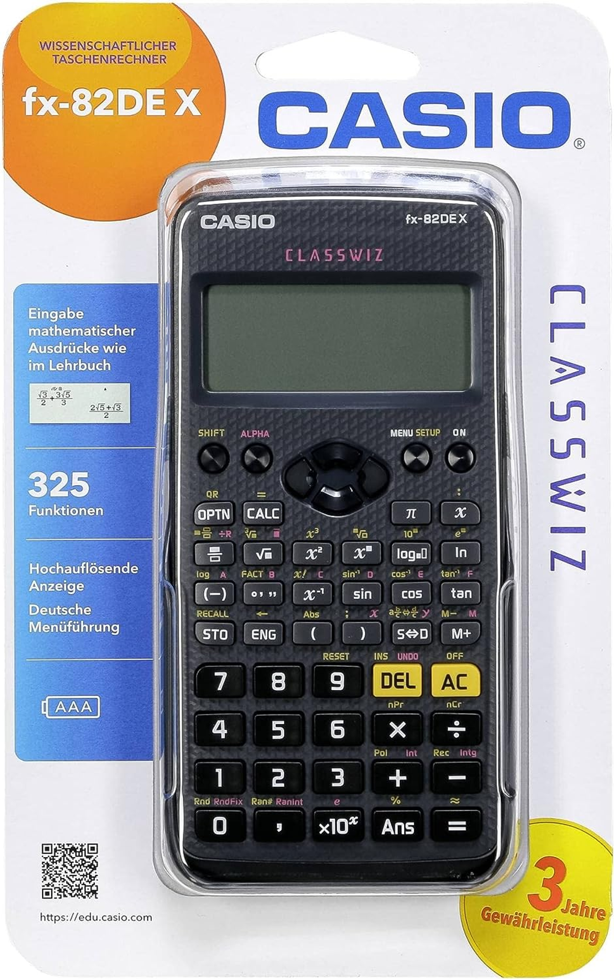 CASIO 82 X FX Taschenrechner DE