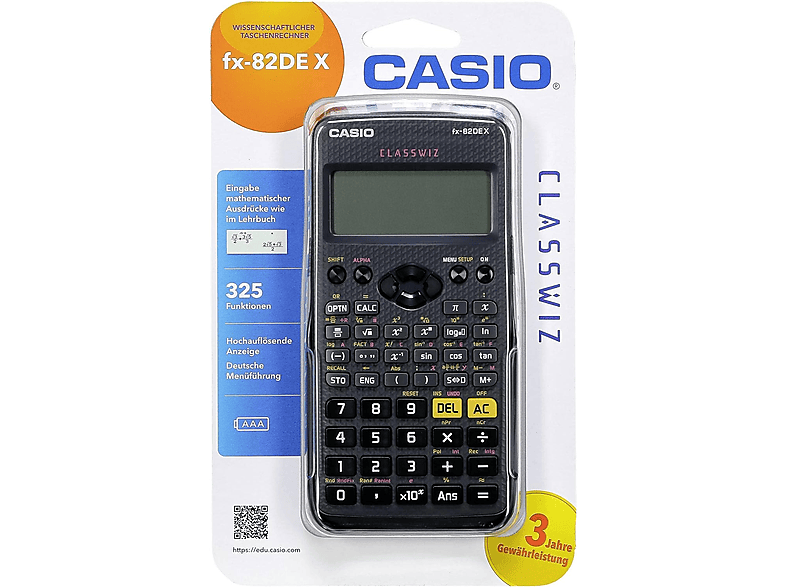 CASIO Taschenrechner X DE 82 FX
