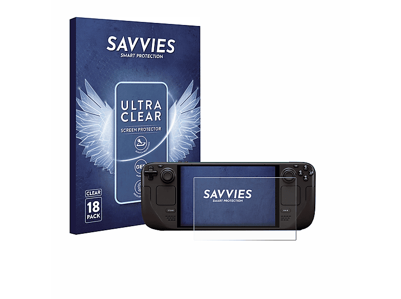 SAVVIES 18x klare Schutzfolie(für Valve Steam Deck OLED) MediaMarkt