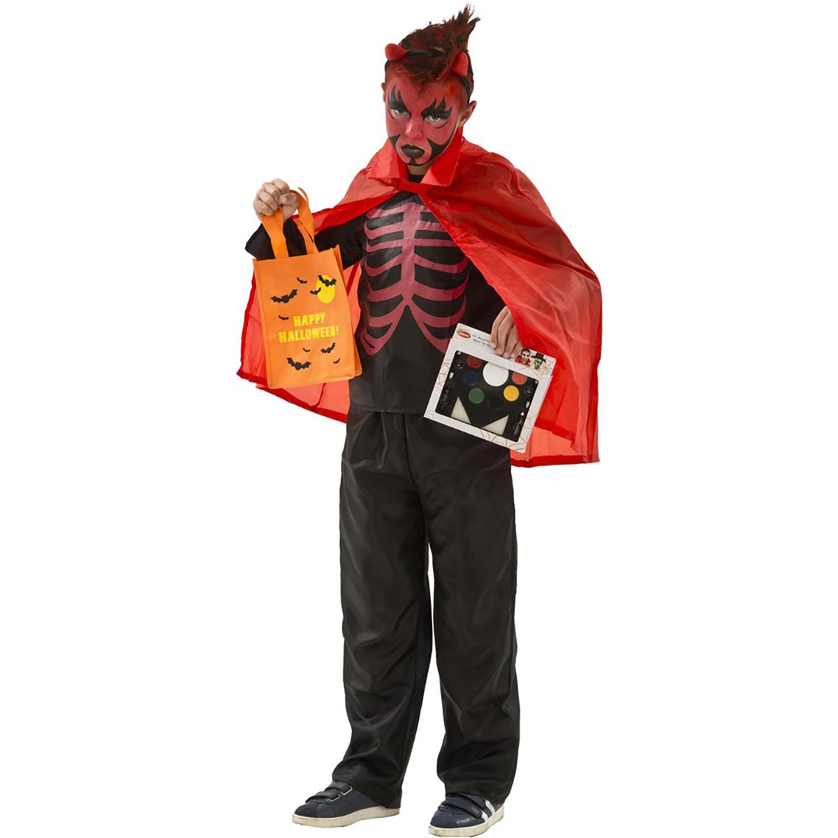 Teufel (Größe mehrfarbig Spielset Jahre) BOTI 9-11 Kostüm 146,