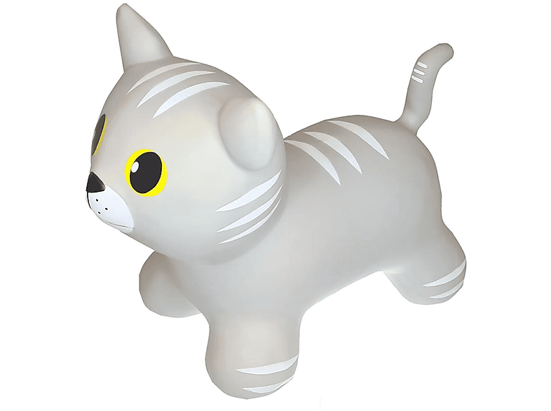 NOON Jumpy Hüpftier Katze, grau mehrfarbig Spielset