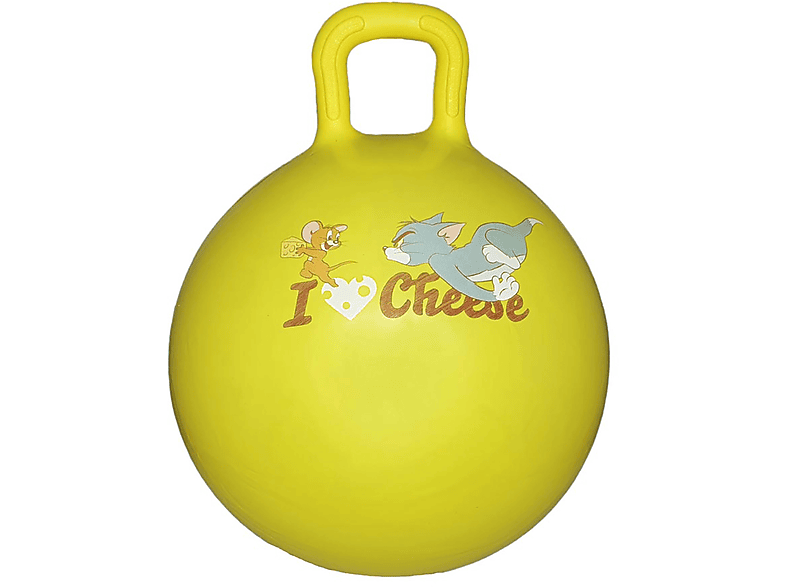 NOON Hüpfball Spielset cm 45 Tom Jerry, und mehrfarbig gelb