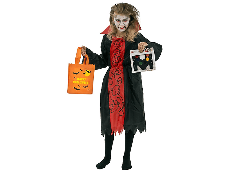 BOTI Kostüm Vampirin (Größe 110, 4-5 Jahre) Spielset mehrfarbig | Spielwelten & Sammelfiguren