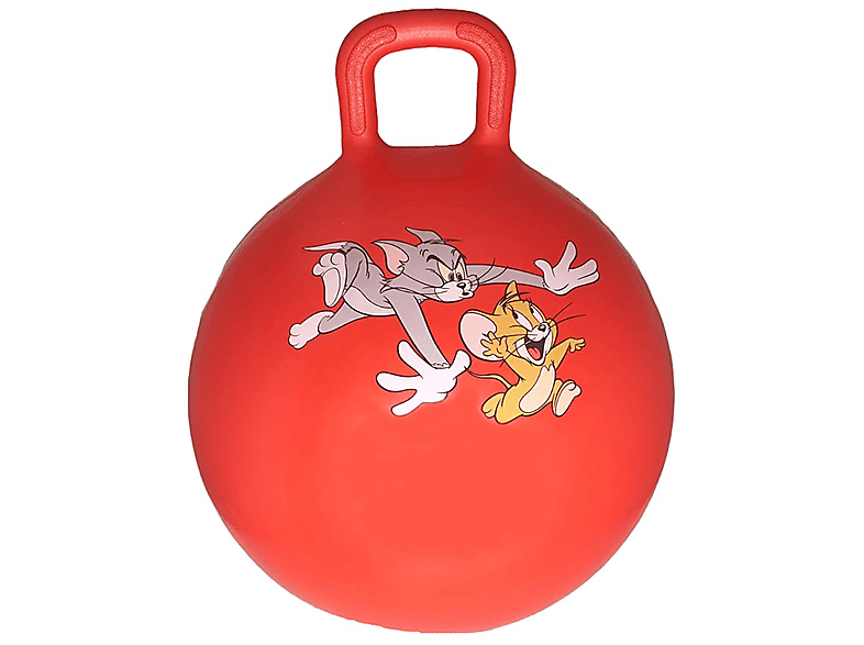 NOON Hüpfball Tom Jerry, 45 Spielset mehrfarbig cm und rot