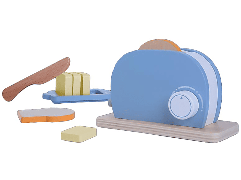 NOON Toaster Set, Holzspielzeug Spielset mehrfarbig