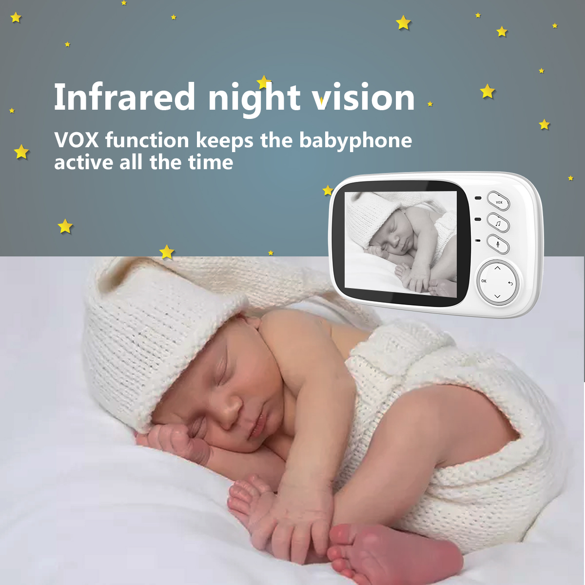 LCD Video IKIDO Babyphone