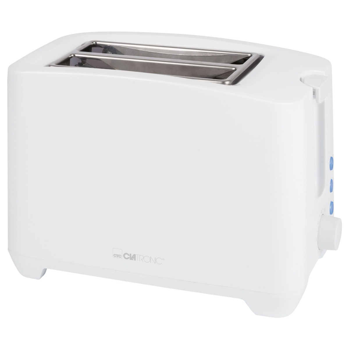 CLATRONIC TA 3801 Toaster Weiß (750 Schlitze: Watt, 2)