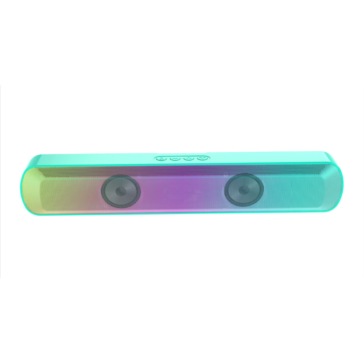 Wand Bunt Bluetooth-Lautsprecher, Echo Hohe Schillernd lange BYTELIKE Leuchtend Grün Bluetooth-Lautsprecher, Klangqualität