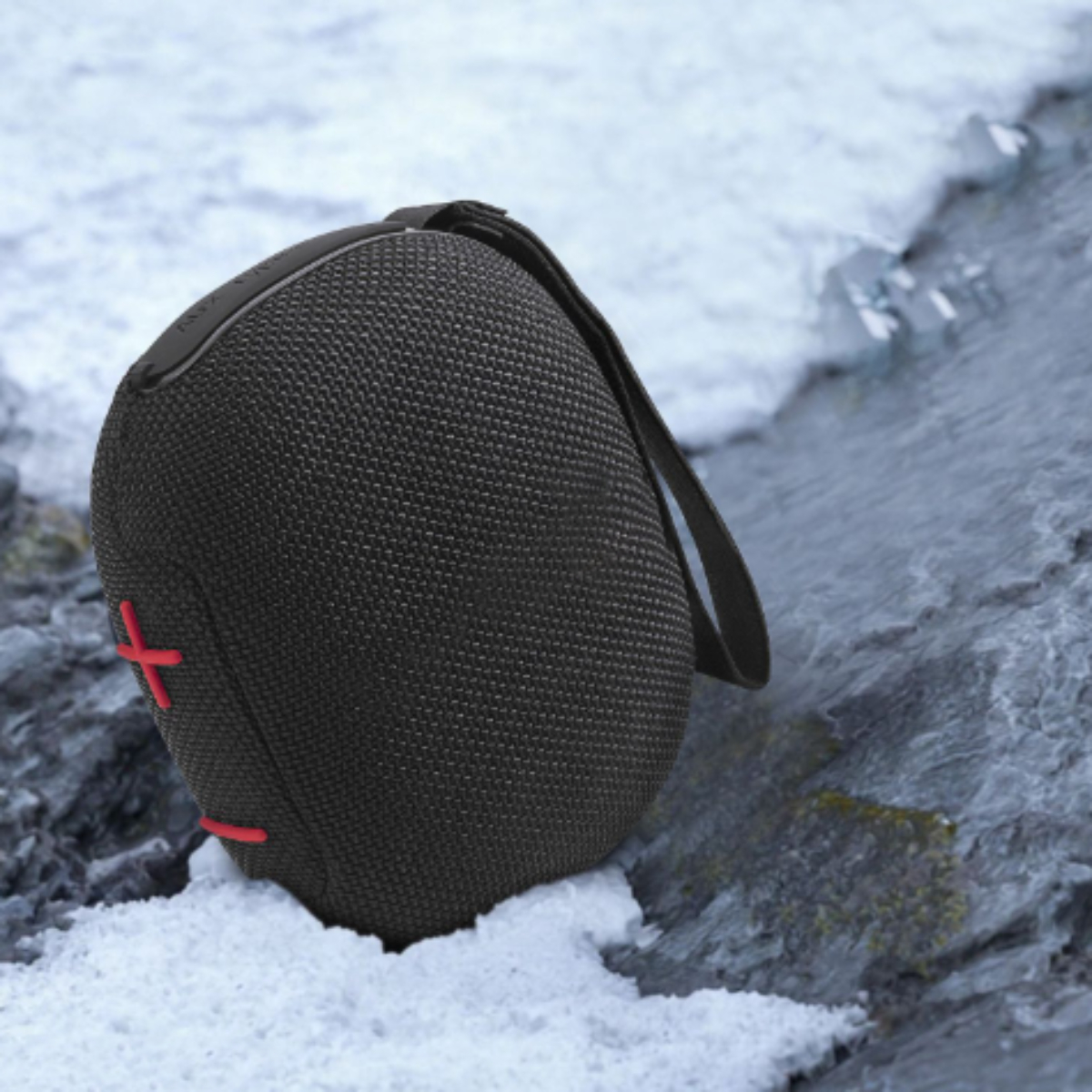 Gewebe Tragbarer Drahtloser Wasserdichtes Bluetooth-Lautsprecher, Wasserfest Subwoofer, BYTELIKE Schwarz, Bluetooth-Lautsprecher,