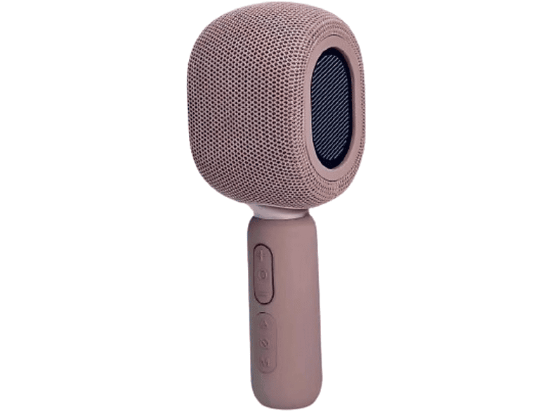 ENBAOXIN Mikrofon Rosa Bluetooth-Lautsprecher, All-in-One Drahtloses Bluetooth-Lautsprecher