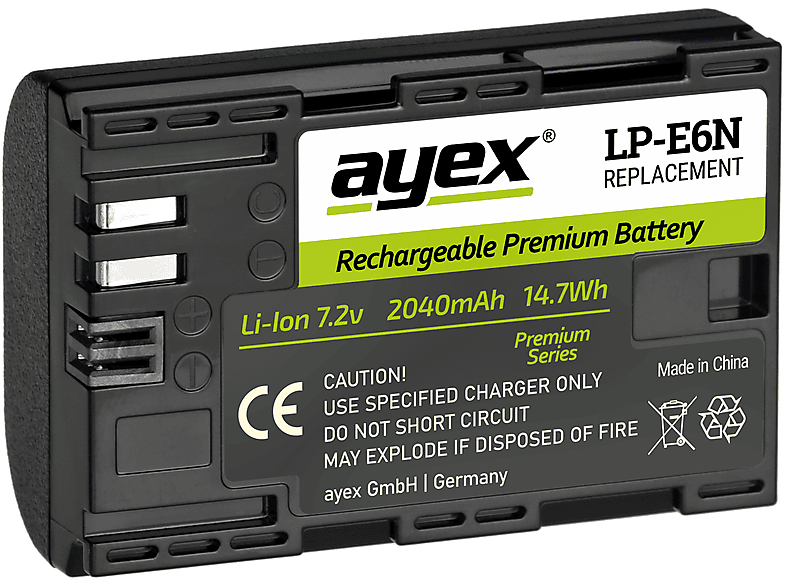 AYEX LP-E6N, Kamera Akku, schwarz | MediaMarkt