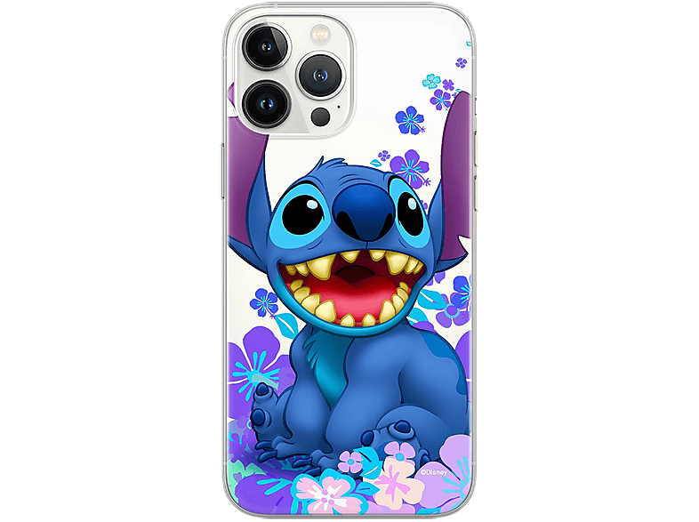 DISNEY Stitch 001 Partial Print, Backcover, Apple, iPhone 15, Transparent