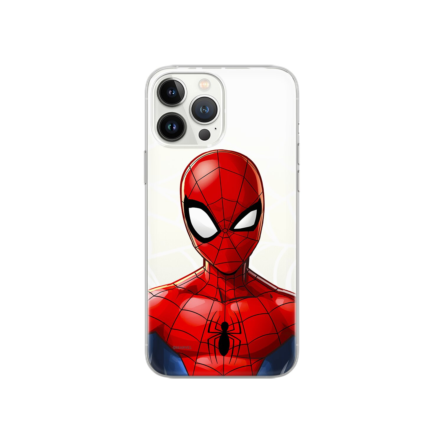 A52 Samsung, Transparent Spider MARVEL Galaxy Teildruck, 5G, 012 Backcover, Man