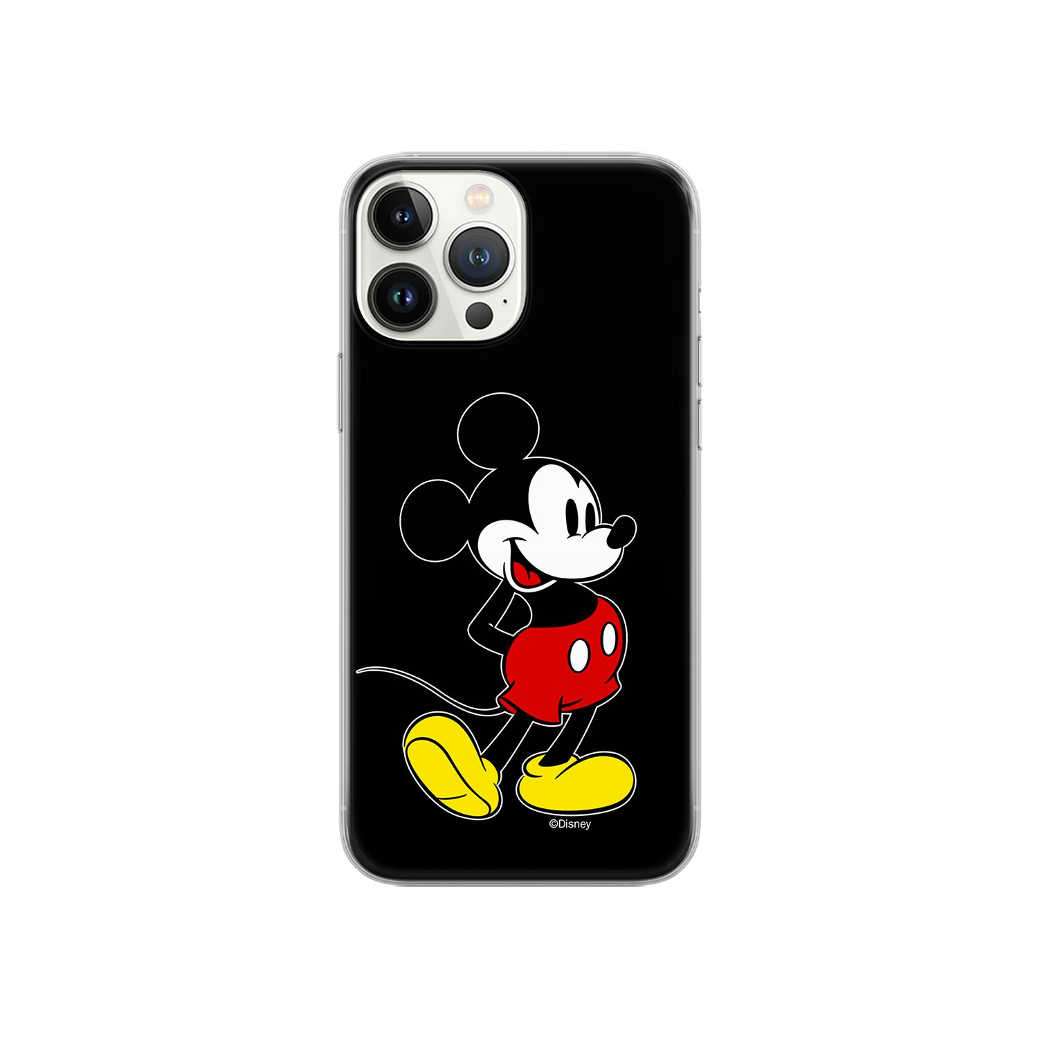 DISNEY Mickey 027 Full Print, Pro Backcover, Apple, Max, 14 iPhone Schwarz