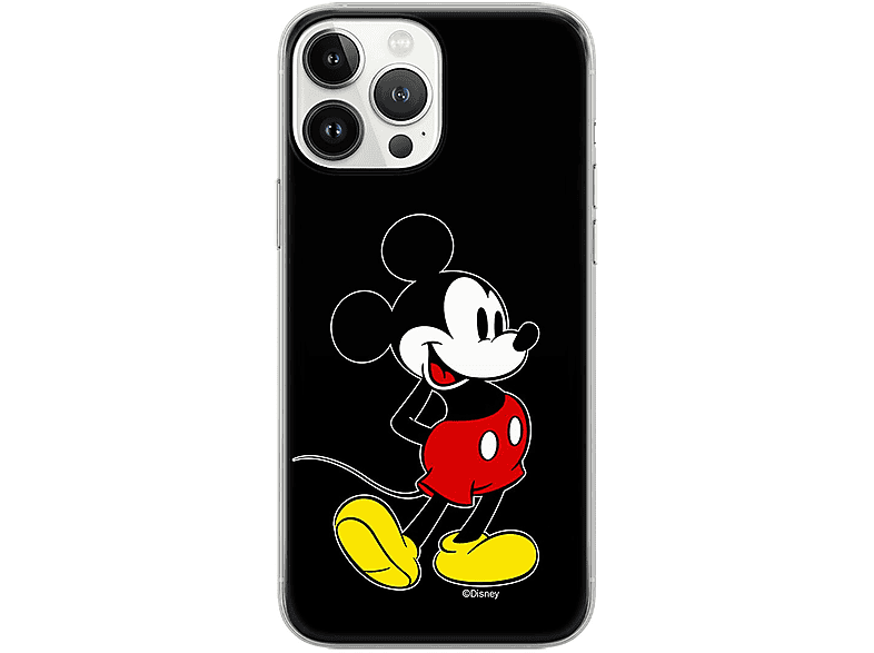 DISNEY Mickey 027 Full Print, Backcover, Apple, iPhone 14 Pro Max, Schwarz