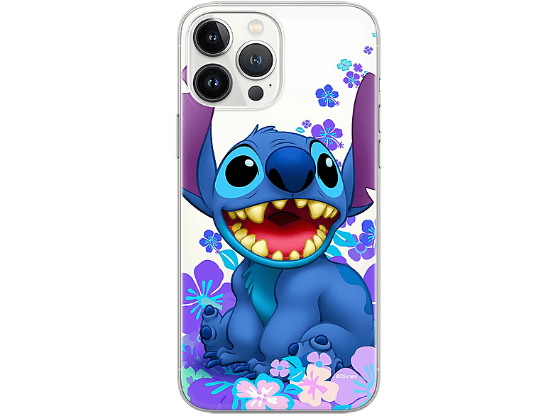 DISNEY Stitch 001 Partial Print, Backcover, Apple, iPhone 14 Pro Max, Transparent | Backcover