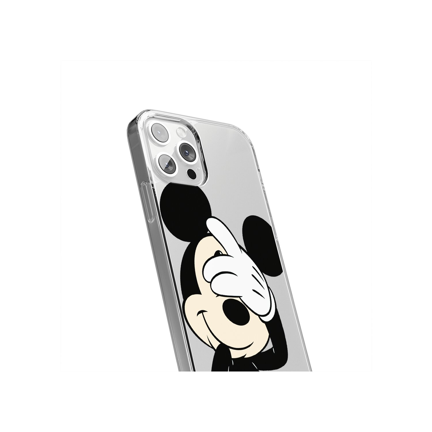 Apple, 003 iPhone Transparent Plus, DISNEY Backcover, 15 Mickey Partial Print,