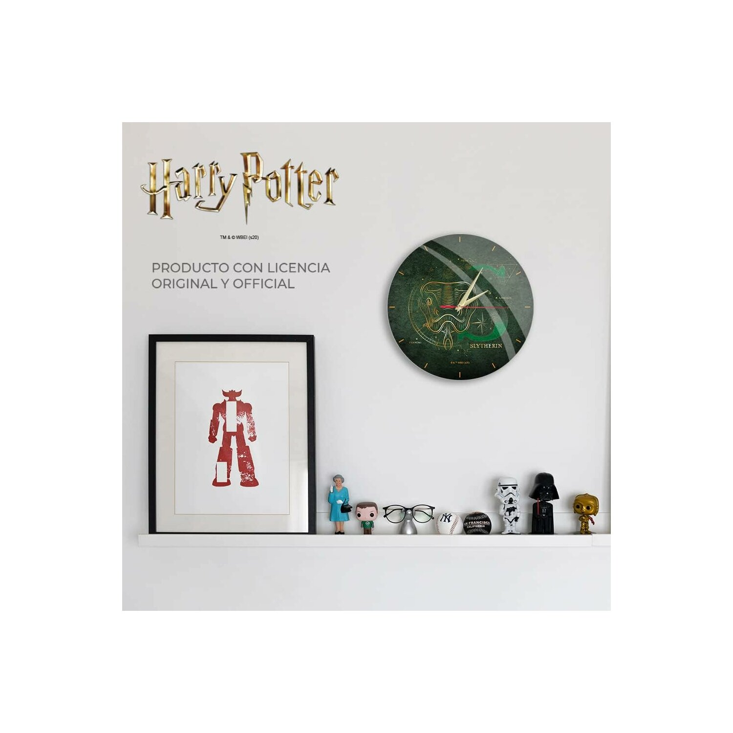 POTTER Hogwarts 019 HARRY Wanduhr