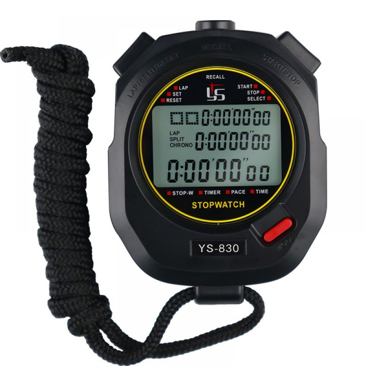 ELKUAIE Sport-Stoppuhr Timer