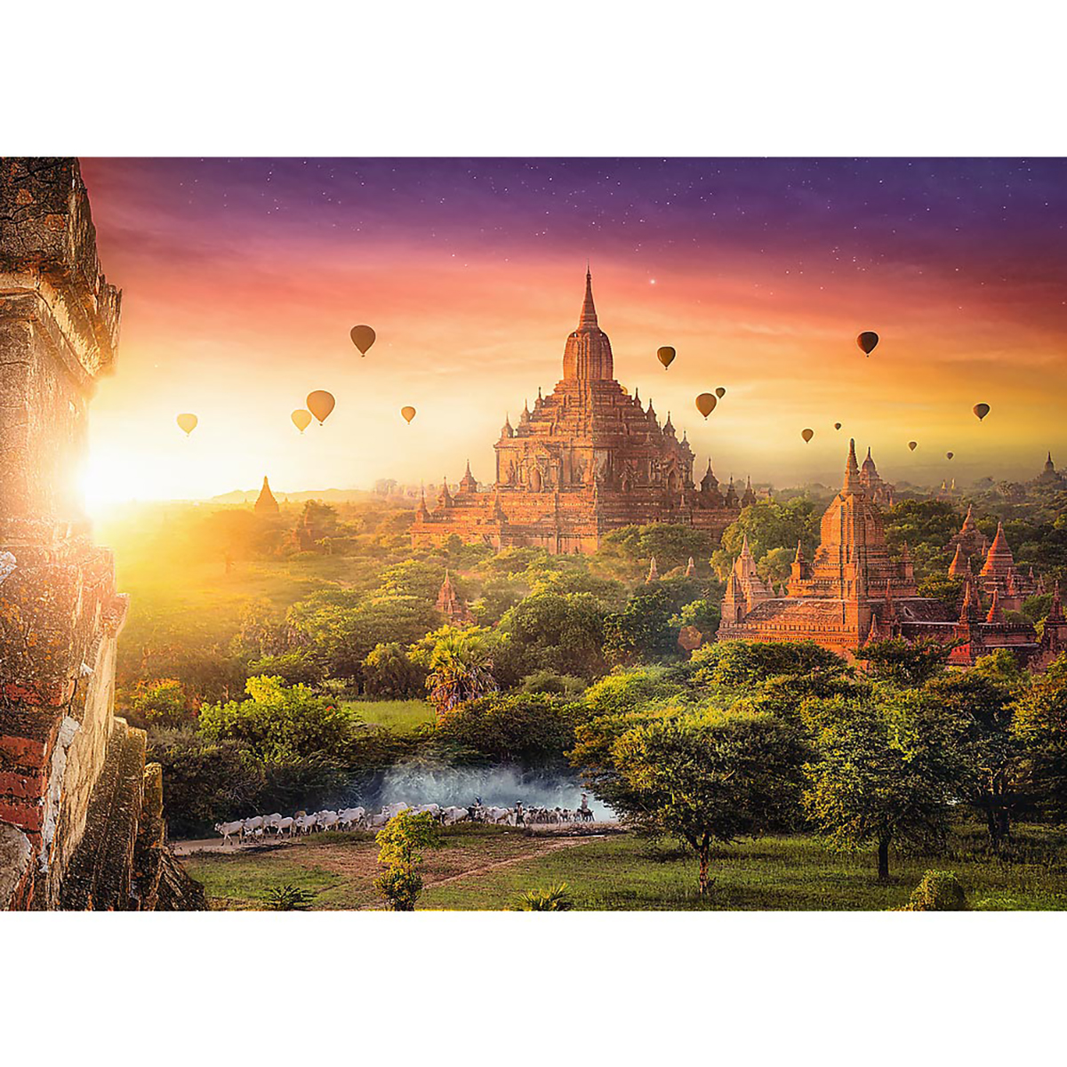 TREFL Alter Burma Puzzle Tempel