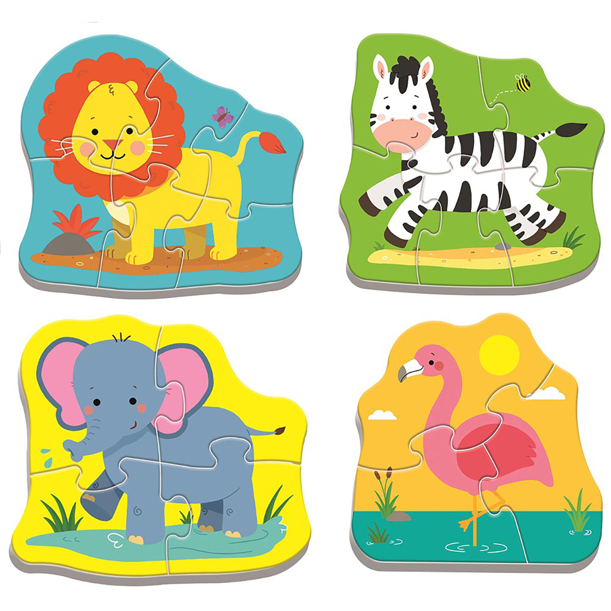 TREFL Baby Puzzle Puzzle Safari-Tiere