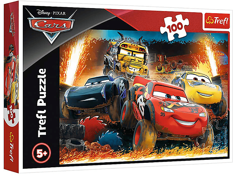 Puzzle - TREFL Puzzle Cars 100 Disney 3 Teile - 16358