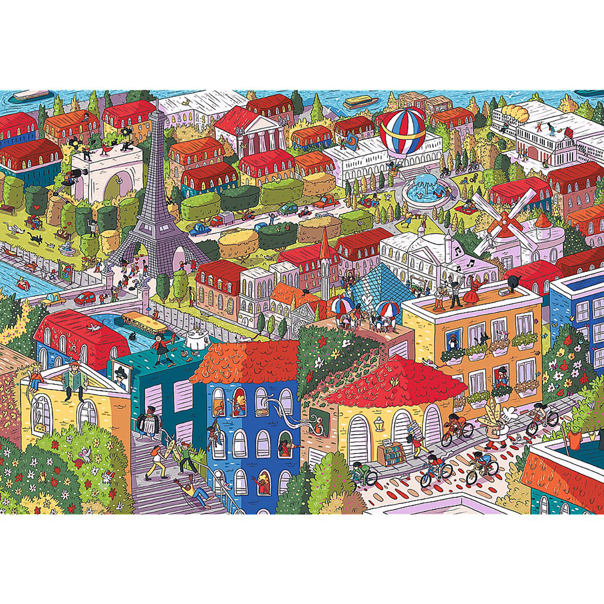 TREFL Sneaky Peakers: Paris, France Puzzle