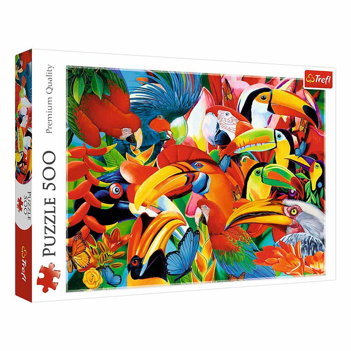 Vögel TREFL Farbenprächtige Puzzle