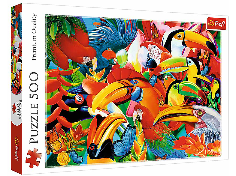 TREFL Puzzle Farbenprächtige Vögel