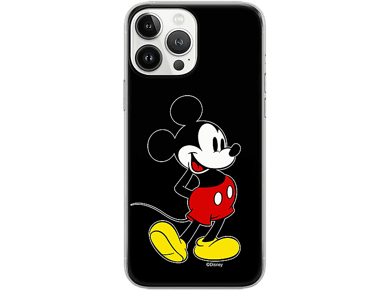 Pro, 027 Backcover, Print, Schwarz 14 Apple, Full iPhone DISNEY Mickey