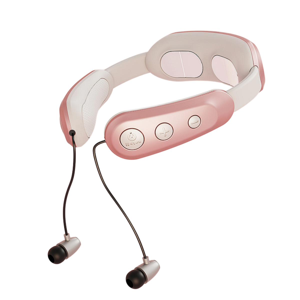 mit Halswirbelsäulen-Massagegerät Bluetooth-Kopfhörer, Tragbar Mikrostromimpuls, SYNTEK Massagegeräte