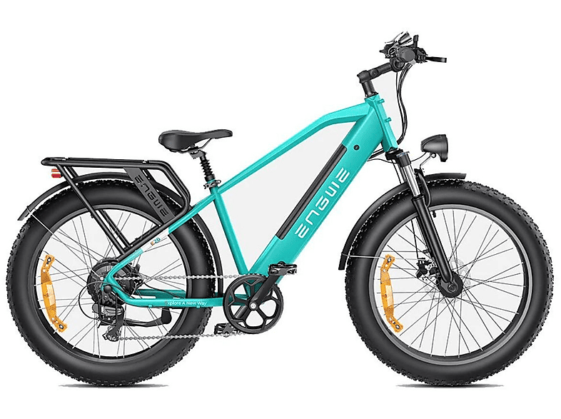 ENGWE E26 Citybike (Laufradgröße: 26 Zoll, Erwachsene-Rad, 768WH, Blau)