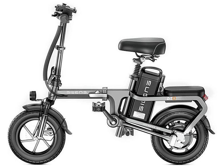 ENGWE O14 Kompakt-/Faltrad (Laufradgröße: Erwachsene-Rad, 748.8WH, Grau) 14 Zoll