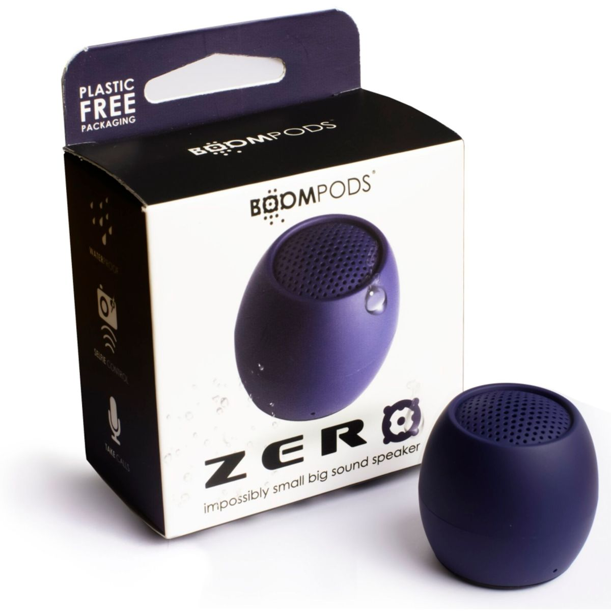 BOOMPODS Zero blau Blue Navy Bluetooth-Lautsprecher,