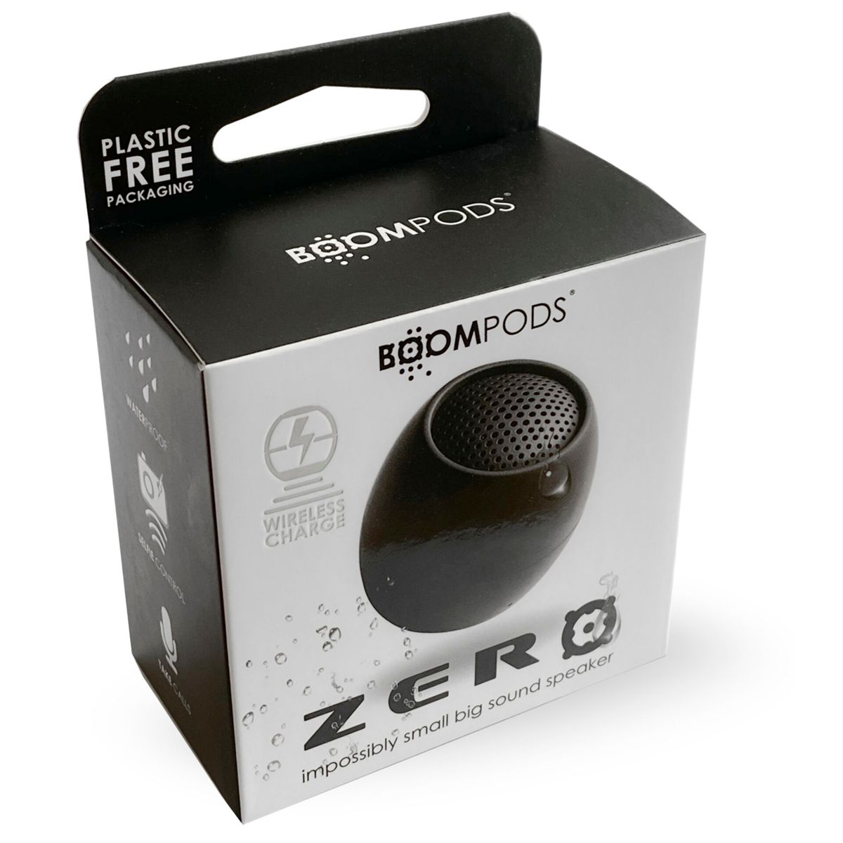 Black Bluetooth-Lautsprecher, Zero schwarz BOOMPODS