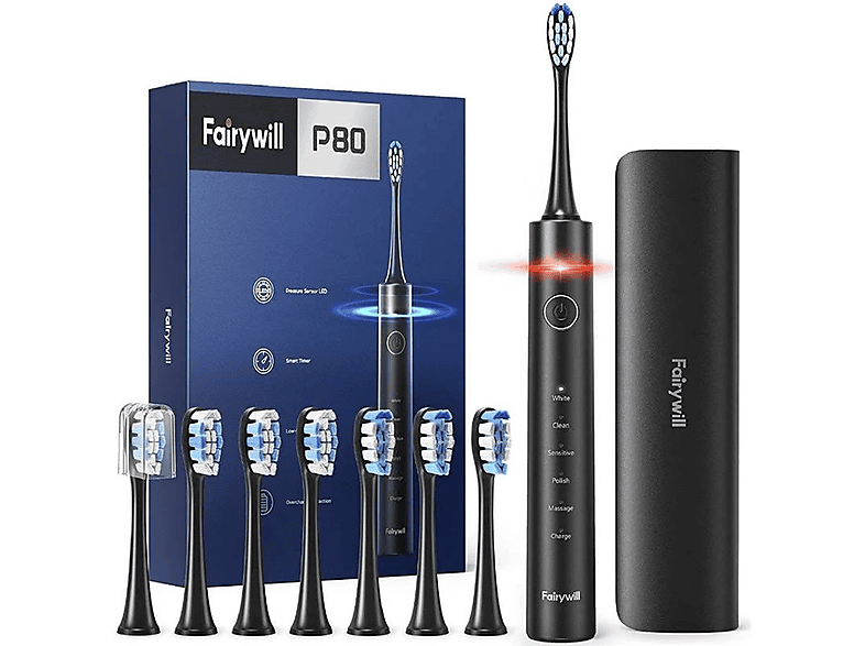 FAIRYWILL FairyWill FWP80 Elektrische Zahnbürste Schwarz MediaMarkt