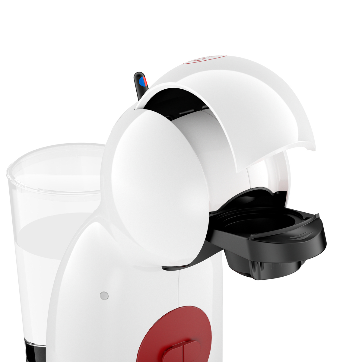 KRUPS KP 1 A 01.19 PICCOLO XS WEISS Kapselmaschine Weiß/Schwarz/Bordeaux