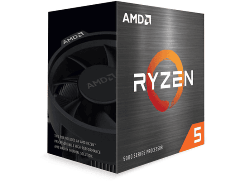 AMD 5600X Prozessor mit Mehrfarbig Boxed-Kühler